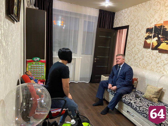 Михаил Исаев пообщался с семьями мобилизованных