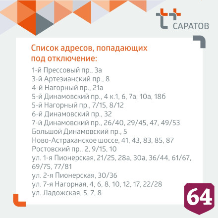 Саратовцы на 2 дня остались без горячей воды 