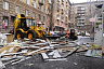 В Мирном переулке сносят торговые ларьки