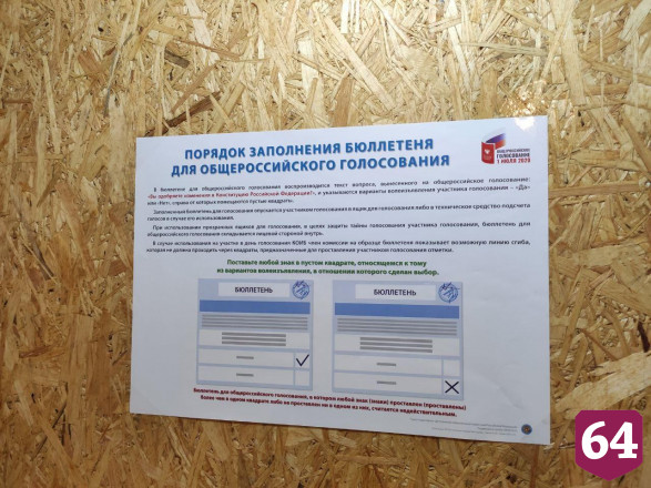 В Саратове голосовать по поправкам в Конституцию идут семьями 