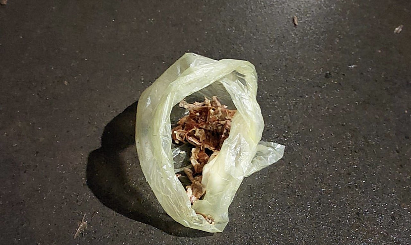 Саратовцев напугали разбросанные пакеты с мясом 