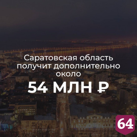 Саратовская область получит 53,3 млн рублей на промышленность