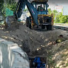 На улице Усть-Курдюмской обновили сети водоканала
