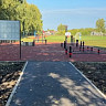 К спортплощадкам на стадионе построили безопасный тротуар