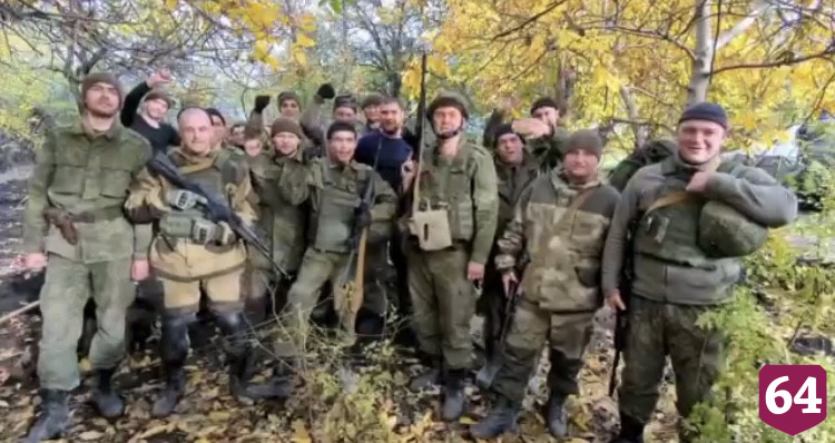 Саратовские мобилизованные записали видеообращение родным с фронта