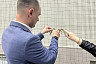 Саратовские волонтеры сплели масксеть по технологии костюма «Леший»