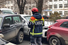 В центре Саратова столкнулись 9 машин