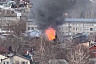 В Агафоновке после метели случился крупный пожар