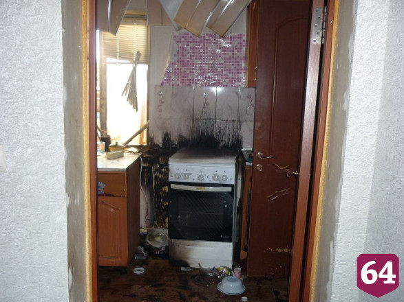 Женщина получила ожоги при возгорании на кухне