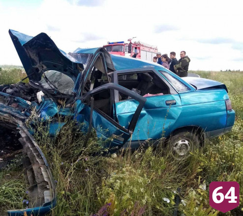 Водитель «Лады» скончался после ДТП под Саратовом 