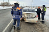 В ДТП с саратовским такси иномарка из Коми вылетела в кювет