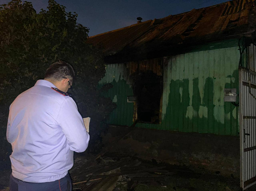 Долгожительницу нашли мертвой в горевшем частном доме