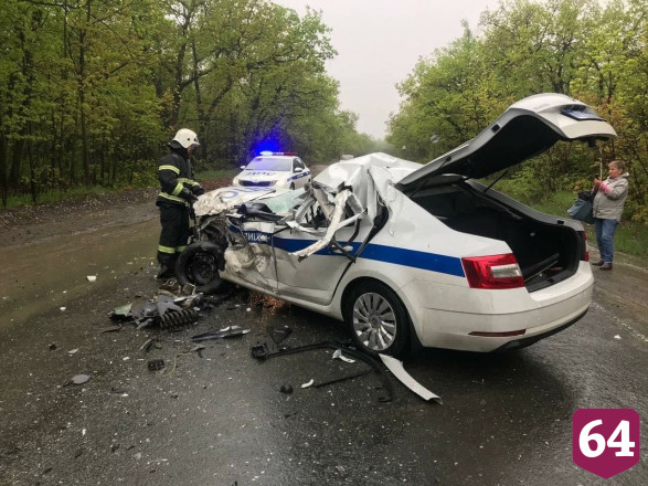 Аварией с машиной ДПС в Саратове заинтересовалась прокуратура