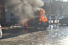 На Горького полностью выгорел внедорожник
