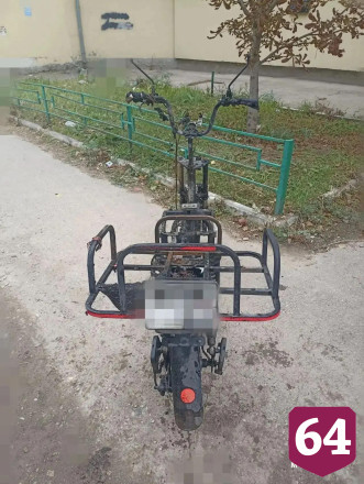 В Энгельсе у курьера на ходу загорелся электровелосипед