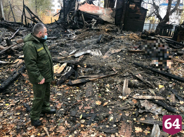 На пожаре в расселенном доме погиб неизвестный