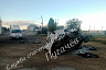 Водителя с пассажиркой зажало в задымленном салоне перевернувшейся иномарки
