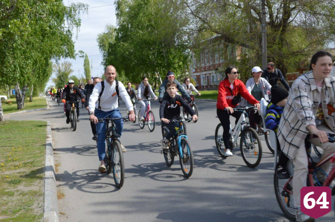 В Саратовской области победный велопробег поддержали 250 жителей