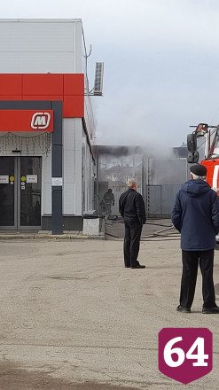 Пожарные тушили склад «Магнита»