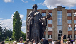 В Саратовской области открыли памятник Сергию Радонежскому