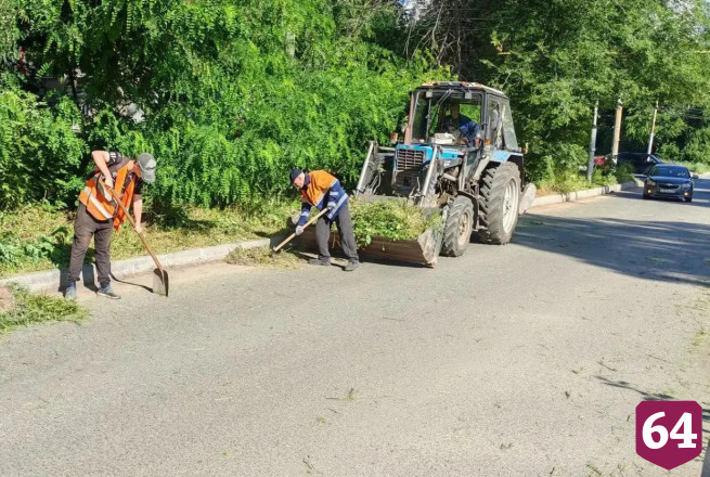 В Авиаторе начались ремонт дороги и благоустройство