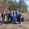 Саратовцы очистили будущую лыжню от мусора и сухостоя