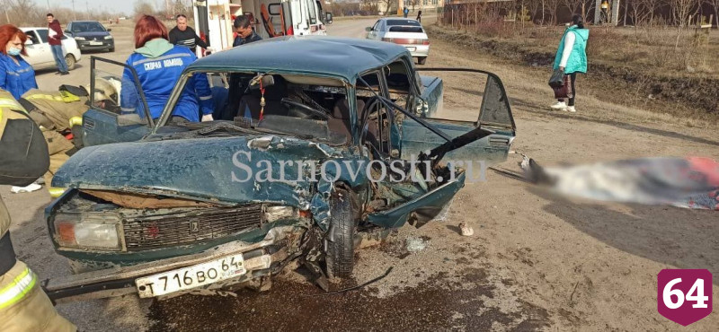 Пассажир «Жигулей» погиб в ДТП под Саратовом
