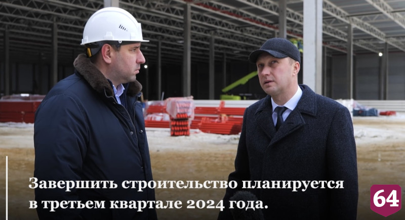 В Саратове 300 рабочих строят логистический центр Ozon