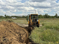 В Энгельсском районе для многодетных семей строят водопровод
