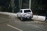 В Саратове автомобили после столкновения выбросило на тротуар