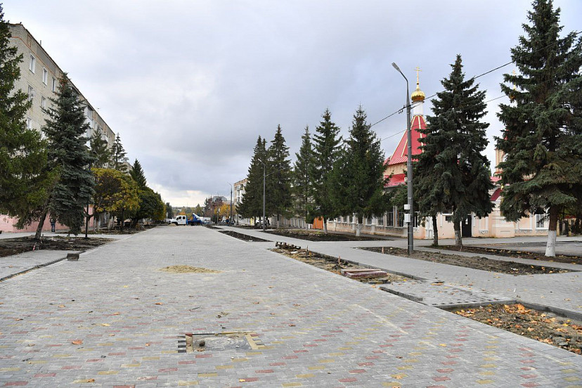 В райцентре под Саратовом к ноябрю благоустроят пешеходную зону