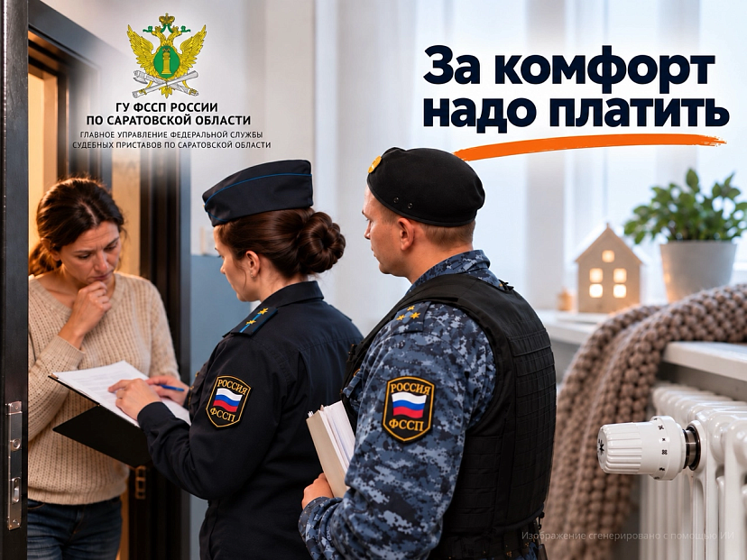 Саратовские приставы навестят должников за отопление