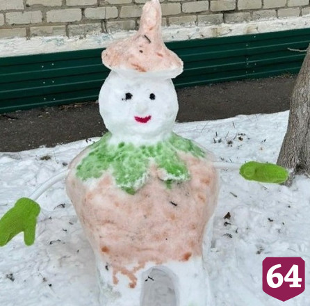 В Саратовской области выбрали лучший снежный городок