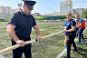 В Саратове полицейские соревновались в перетягивании каната