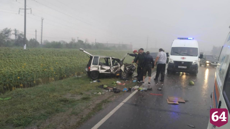 Две женщины и двое детей пострадали в ДТП под Саратовом 