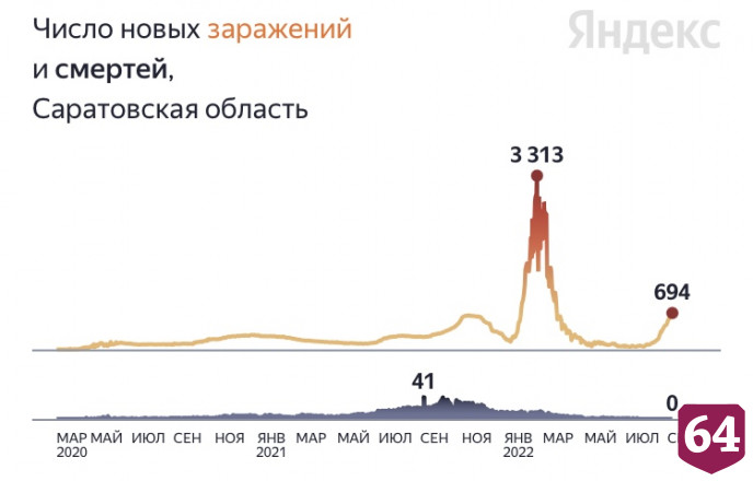 В Саратовской области продолжает держаться нулевая смертность от коронавируса