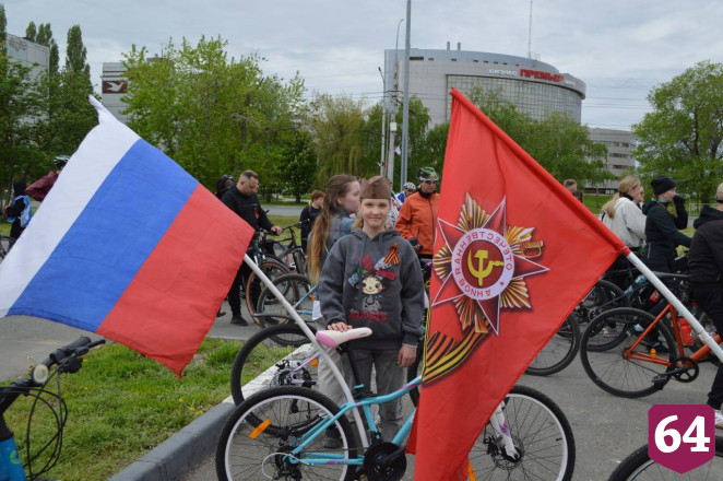 В Саратовской области победный велопробег поддержали 250 жителей