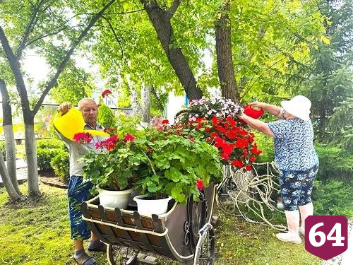 Пожилые жители Саратовской области круглогодично занимаются гарденотерапией