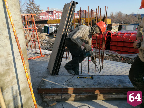 На стройплощадке театра оперы и балета активизировались работы 