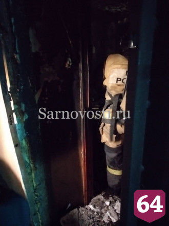 В квартире после пожара нашли тело пьющего жителя Саратова