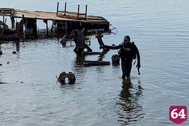 В Саратове водолазы обследуют дно в районе будущей набережной 