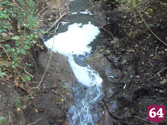 В Саратове канализационные воды попали в реку