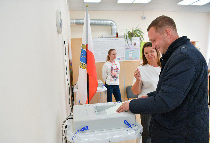 Роман Бусаргин проголосовал на выборах губернатора