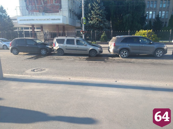 На Московской произошло массовое ДТП