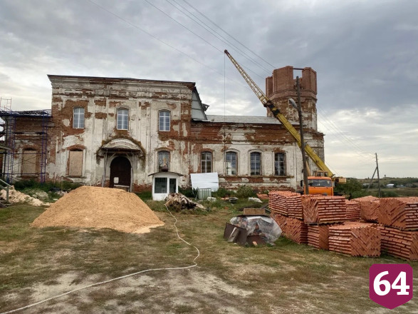 В саратовском селе Лох возрождают колокольню старинного храма