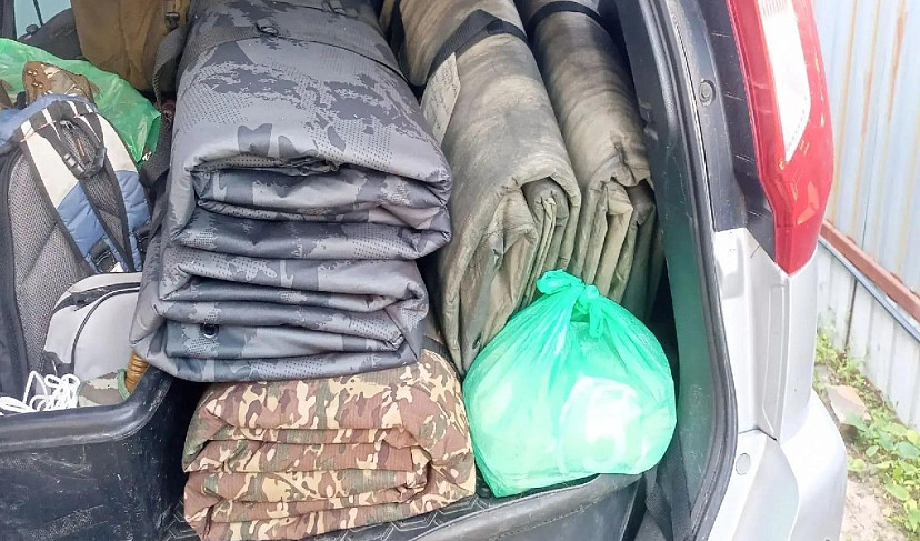 Саратовские волонтеры отправили землякам на фронт мотоцикл и антидроновые пончо