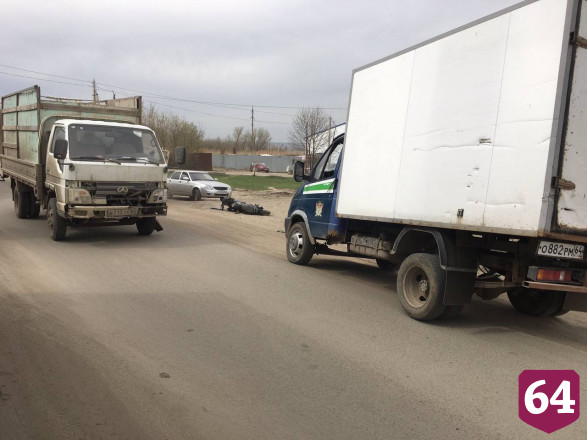 В аварии с грузовиком на Сокурском тракте пострадал мотоциклист