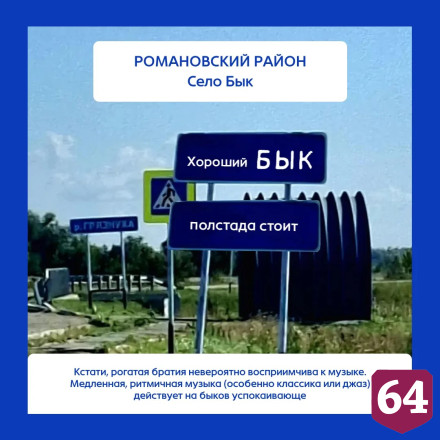 В День пословиц саратовские дорожники разместили на указателях поговорки