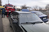 В массовой аварии с такси на Безымянной улице ранены 2 человека