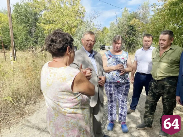 В саратовском селе появилась водонапорная башня 